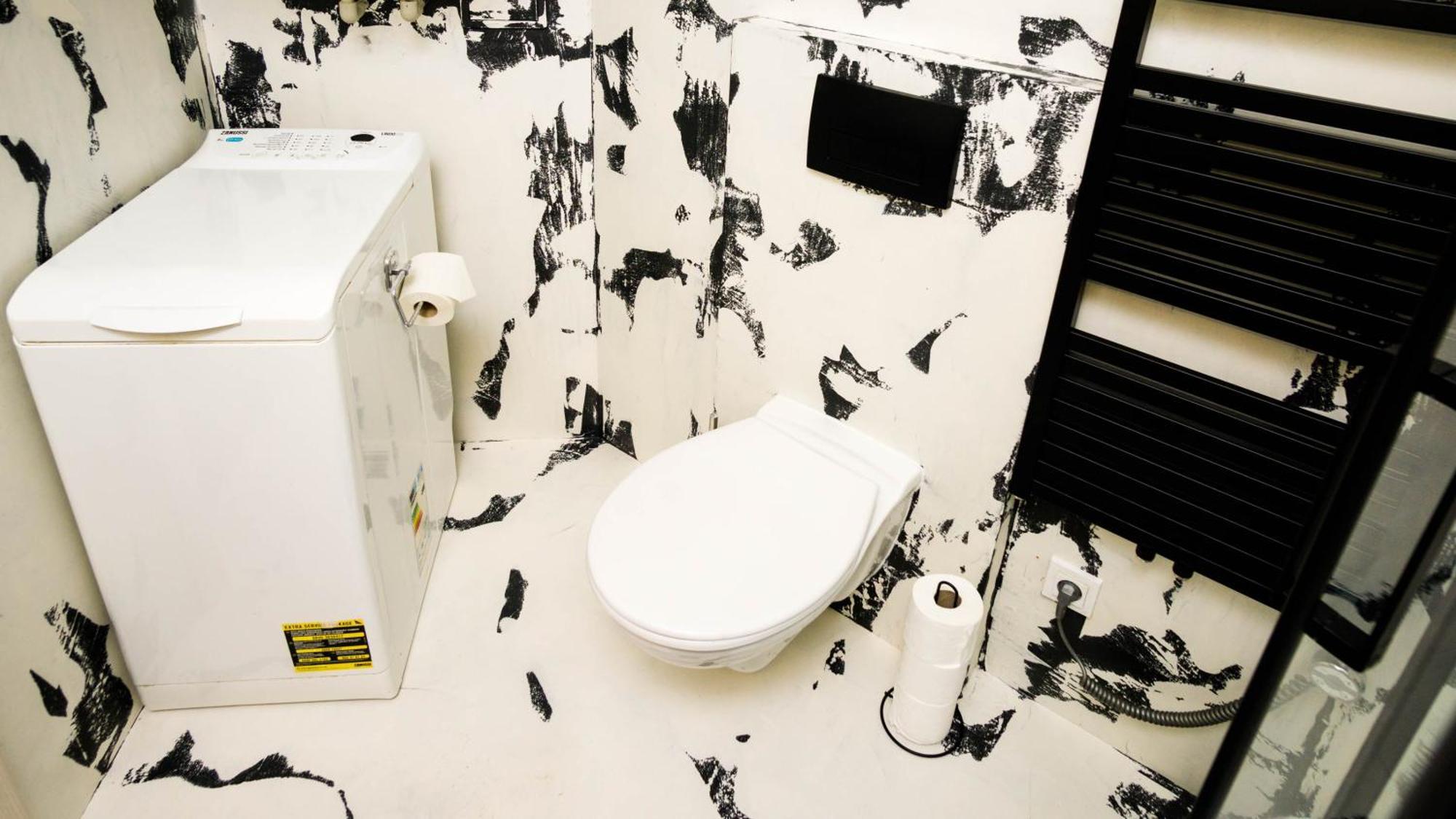 Black & White Apartment Prague By Wenceslas Square And Muzeum Dış mekan fotoğraf