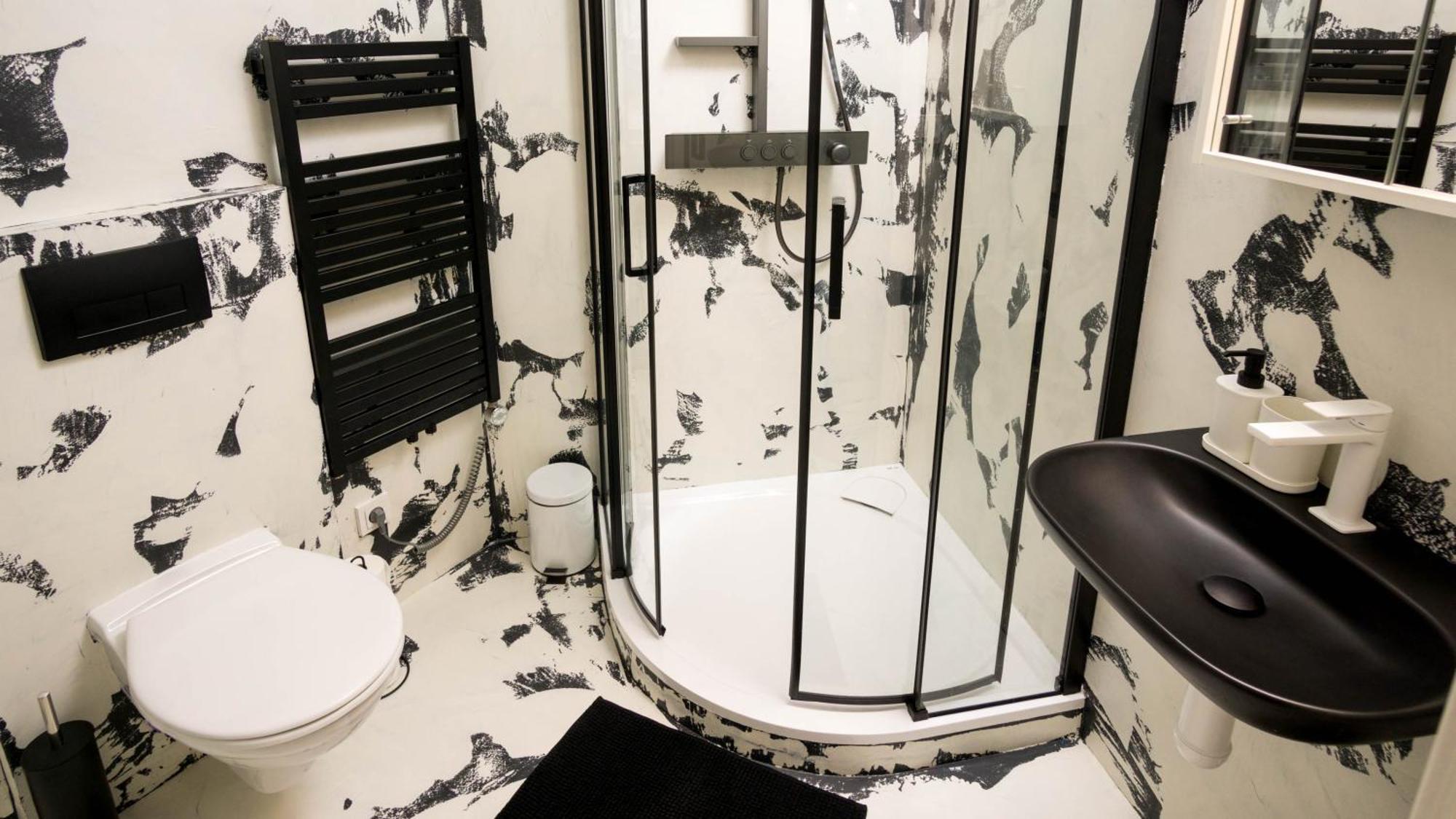 Black & White Apartment Prague By Wenceslas Square And Muzeum Dış mekan fotoğraf