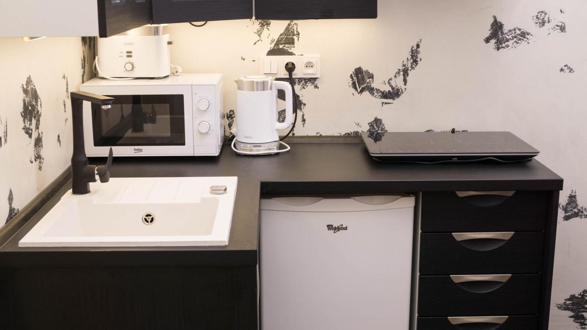 Black & White Apartment Prague By Wenceslas Square And Muzeum Dış mekan fotoğraf